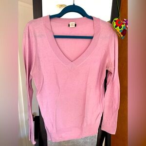 JCrew Pink Merino Sweater (size medium)